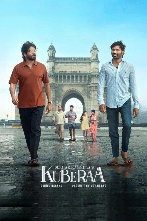 Poster for Kuberaa (2025) V2 HQ-HDTC [Hindi (ORG-DD2.0) & Telugu (LiNE)] 1080p 720p & 480p Dual Audio [x264/HEVC] | Full Movie