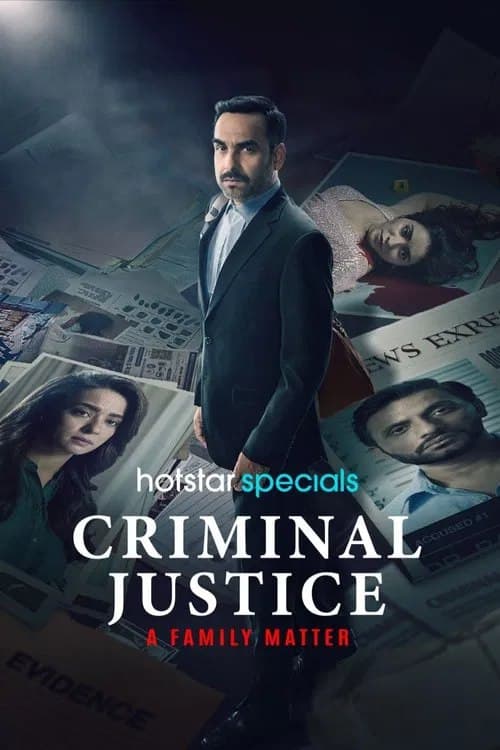 Poster for Criminal Justice: A Family Matter (Season 1) WEB-DL [Hindi DD5.1] 4K 1080p 720p & 480p [x264/HEVC] HD | [JioHotStar Series] | [EP-7 Added]