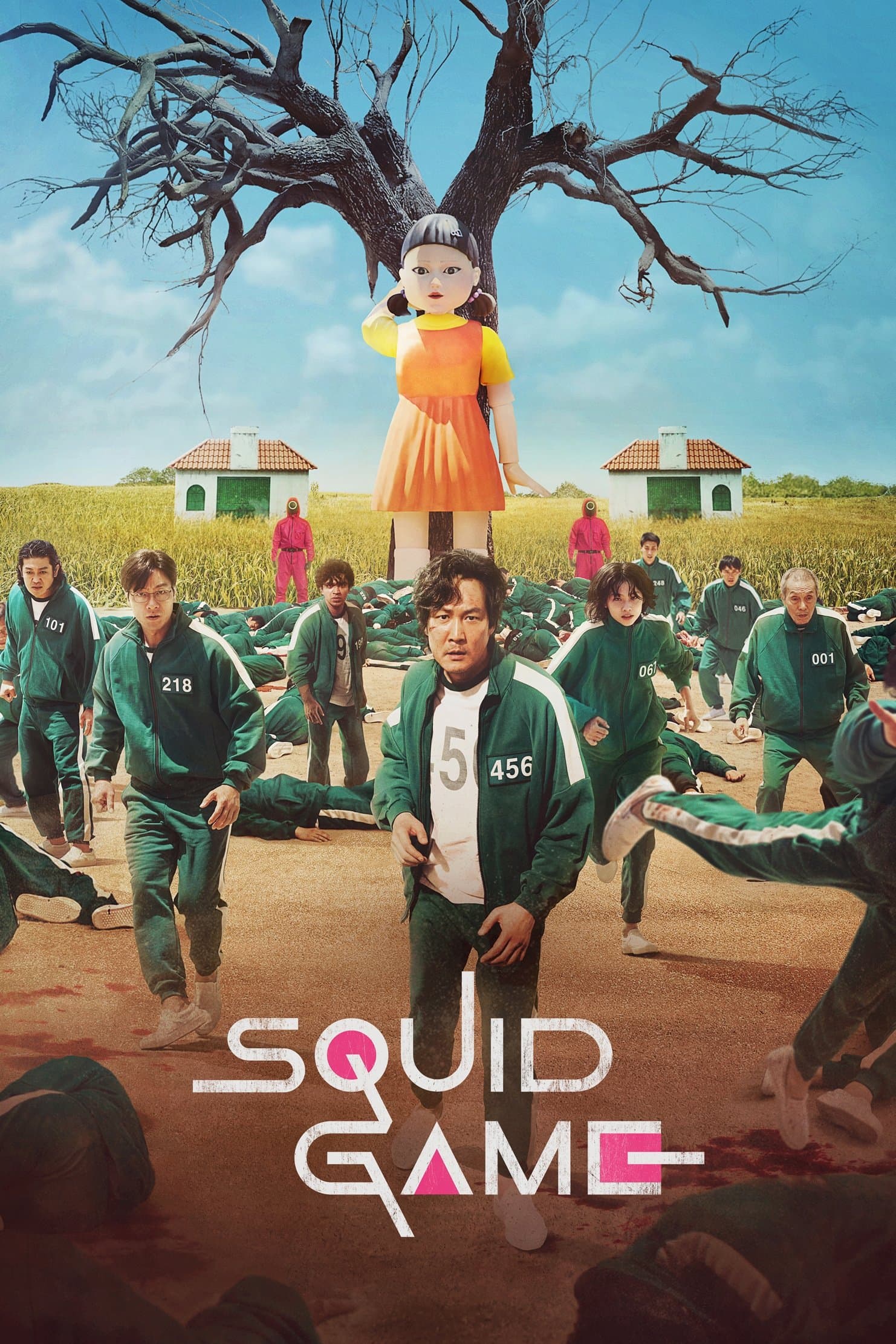 Poster for Squid Game (Season 1) WEB-DL [Hindi (ORG 5.1) & English] 1080p 720p & 480p [x264/10Bit-HEVC] | [ALL Episodes] | NF Series