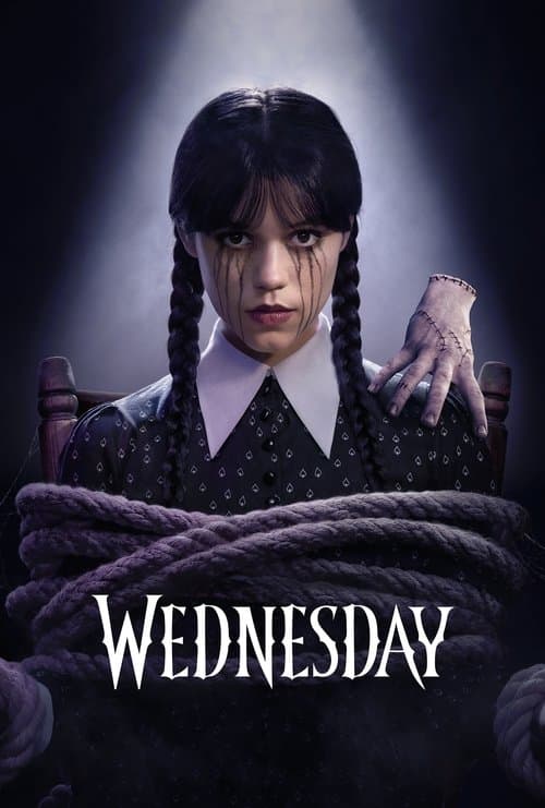 Poster for Wednesday (Season 2) WEB-DL [Hindi (DD5.1) & English] 1080p 720p & 480p [x264/10Bit-HEVC] | [ALL Episodes] | NF Series